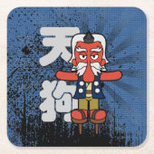 小大天狗グランジ妖怪 スクエアペーパーコースター (正面)