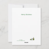 小天使がクリスマスの魔法をもたらす シーズンカード (裏面)