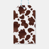 小女性のカーボーイの赤ちゃん感謝していシャワーあなた ギフトタグ (裏面)