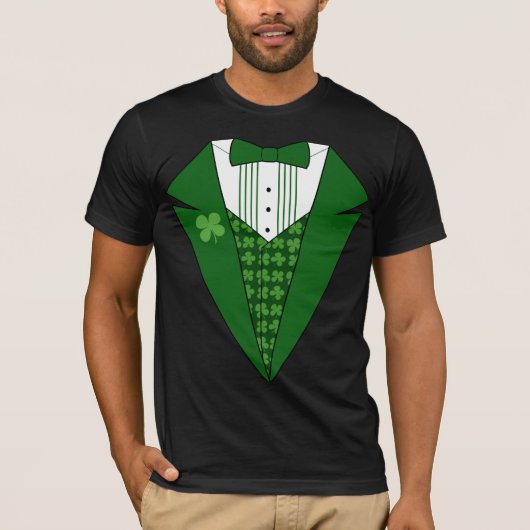小妖精のアイルランドのタキシードのTシャツ Tシャツ (正面)