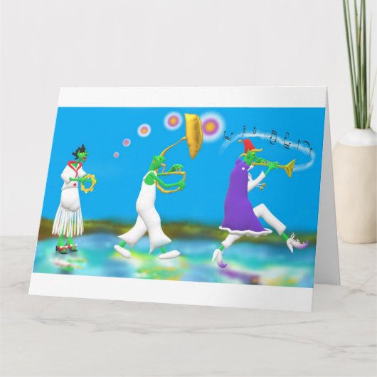 小妖精のマーチングバンド サンキューカード (正面)