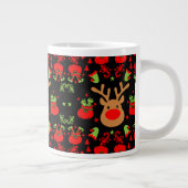 小妖精や小人おもしろいのクリスマスラッピング ジャンボコーヒーマグカップ (右)