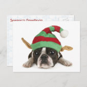 小妖精や小人おもしろいはがき シーズンポストカード (正面/裏面)