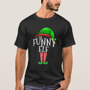 小妖精や小人おもしろいグループ一致ファミリークリスマス Tシャツ