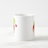 小妖精や小人おもしろい顔クリスマスマグ コーヒーマグカップ (中央)