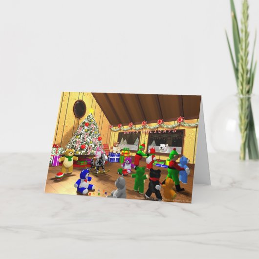 小妖精や小人およびくま シーズンカード (正面)