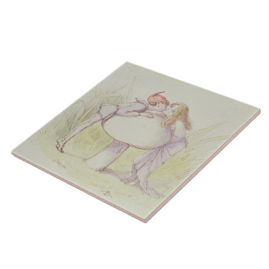 小妖精や小人および妖精 タイル (側面)