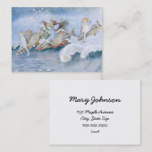 小妖精や小人および妖精 名刺 (正面/裏面)