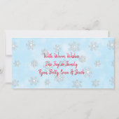 小妖精や小人お洒落とジンジャーブレッドハウスクリスマス カード (裏面)