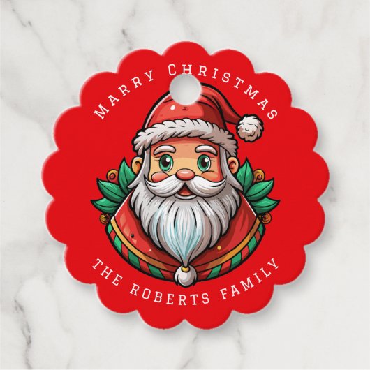 小妖精や小人お洒落ホリデーパーティー フェイバータグ (正面)