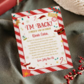 小妖精や小人からの手紙クリスマス到着手紙カード 招待状