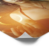 小妖精や小人かわいらしガールファンタジーポスター ポスター (角)