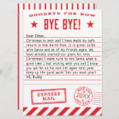 小妖精や小人がさよならを言う シーズンカード (正面/裏面)