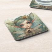 小妖精や小人とトンボ6 コースター (左側)
