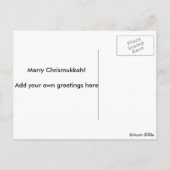 小妖精や小人とドレイデスとのクリスムカ挨拶 シーズンポストカード (裏面)