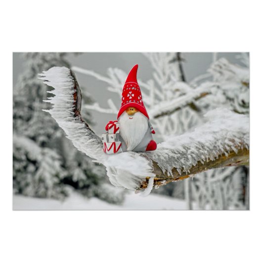 小妖精や小人とレッドハット付きアイスストーム ポスター (正面)