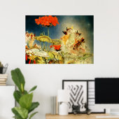 小妖精や小人と妖精、真夏の夜の夢 ポスター (ホームオフィス)