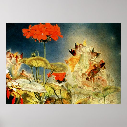 小妖精や小人と妖精、真夏の夜の夢 ポスター (正面)