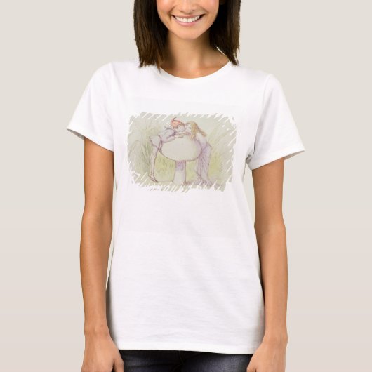 小妖精や小人と妖精 Tシャツ (正面)