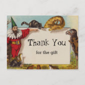 小妖精や小人と彼の動物のはがき ポストカード (正面)