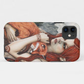 小妖精や小人のキツネの自然のファンタジーの芸術の電話箱 Case-Mate iPhoneケース (裏面(横))