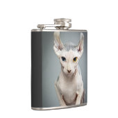 小妖精や小人のスフィンクス猫の写真 フラスク (右)