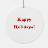 小妖精や小人のパン屋のオーナメント セラミックオーナメント (裏面)