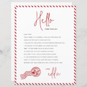 小妖精や小人の到着レターこんにちは小妖精や小人ノート (正面/裏面)