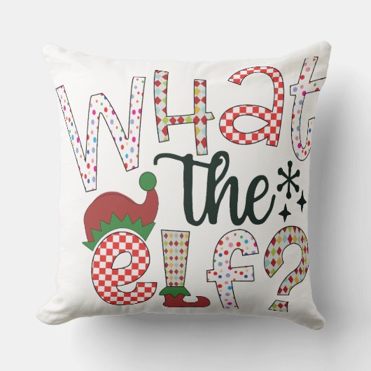 小妖精や小人の女性の枕 – 休日おもしろい枕 クッション (正面)