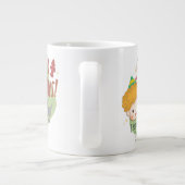 小妖精や小人の良いニュース!今日は犬を見た! ジャンボコーヒーマグカップ (裏面)