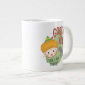 小妖精や小人の良いニュース!今日は犬を見た! ジャンボコーヒーマグカップ (正面右)