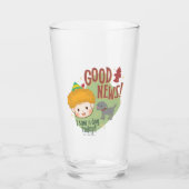 小妖精や小人の良いニュース！今日は犬を見た！ タンブラーグラス (正面)