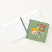 小妖精や小人の良いニュース！今日は犬を見た！ ノートブック (内部)