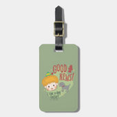 小妖精や小人の良いニュース!今日は犬を見た! ラゲッジタグ (正面縦)