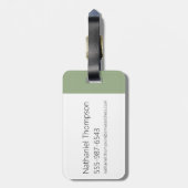 小妖精や小人の良いニュース!今日は犬を見た! ラゲッジタグ (裏面縦)