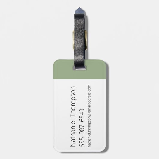 小妖精や小人の良いニュース!今日は犬を見た! ラゲッジタグ (裏面縦)