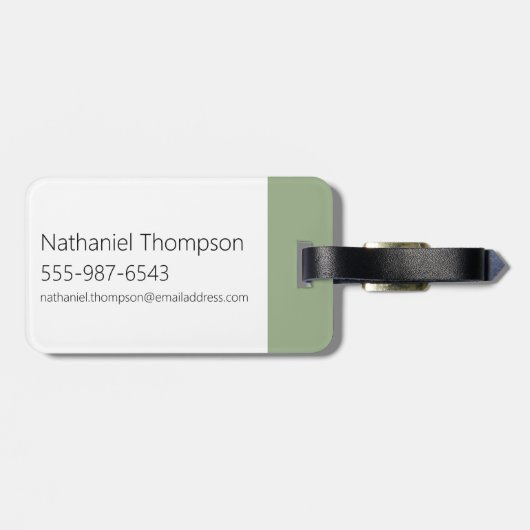 小妖精や小人の良いニュース!今日は犬を見た! ラゲッジタグ (裏面横)