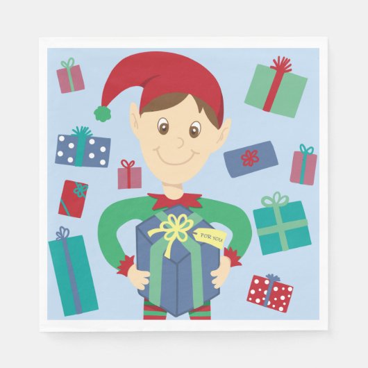 小妖精や小人の贈り物 スタンダードランチョンナプキン (正面)