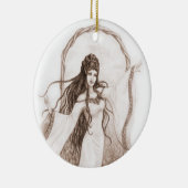 小妖精や小人の踊り セラミックオーナメント (右)
