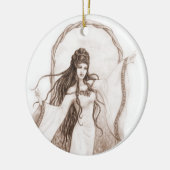 小妖精や小人の踊り セラミックオーナメント (左)