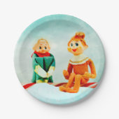 小妖精や小人の開始日 ペーパープレート (正面)