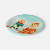 小妖精や小人の開始日 ペーパープレート (アングル)