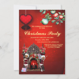 小妖精や小人はクリスマスを楽しみにしている。 招待状