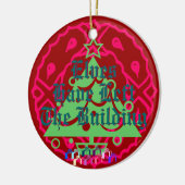 小妖精や小人は建物を去りました セラミックオーナメント (左)