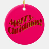 小妖精や小人は建物を去りました セラミックオーナメント (裏面)