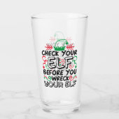 小妖精や小人を壊す前に小妖精や小人をチェック | 休日おもしろい タンブラーグラス (裏面)