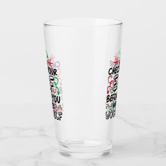 小妖精や小人を壊す前に小妖精や小人をチェック | 休日おもしろい タンブラーグラス (左)