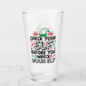 小妖精や小人を壊す前に小妖精や小人をチェック | 休日おもしろい タンブラーグラス (正面)