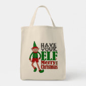 小妖精や小人を少しメリー持って トートバッグ (裏面)