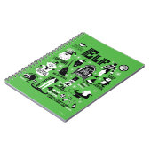 小妖精や小人アイコンとムービー引用文 ノートブック (左側)